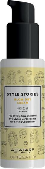 Imagem de Creme para Secagem Alfaparf Style Stories Blow Dry 150ml Redução de Frizz e Maciez para os Cabelos