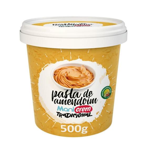 Imagem de Creme Pasta De Amendoim Deliciosos Sabores Manicrem 500G