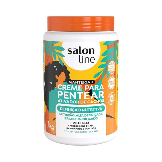 Imagem de Creme Pentear Ativador Definição Nutritiva Salon Line 1kg