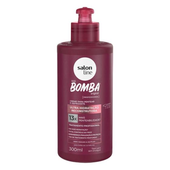 Imagem de Creme Pentear Defrizante Salon Line S.O.S Bomba