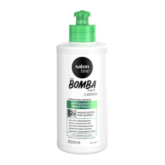 Imagem de Creme Pentear SOS Bomba Original Antiqueda Salon Line 300ml