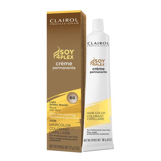 Imagem de Creme permanente Clairol Professional, 8g, loiro dourado cla