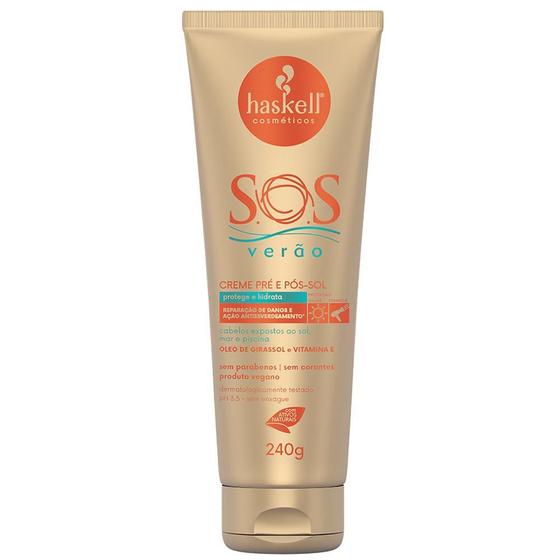 Imagem de Creme Pré E Pós Sol S.O.S Verão Haskell 240G