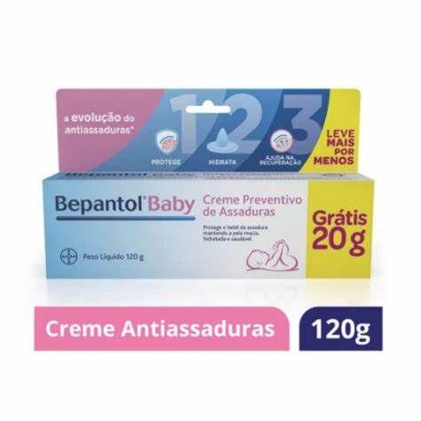 Imagem de Creme Preventivo de Assaduras Bepantol Baby 120g