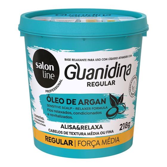 Imagem de Creme Relaxamento Salon Line Guanidina Regular Com Argan 218g