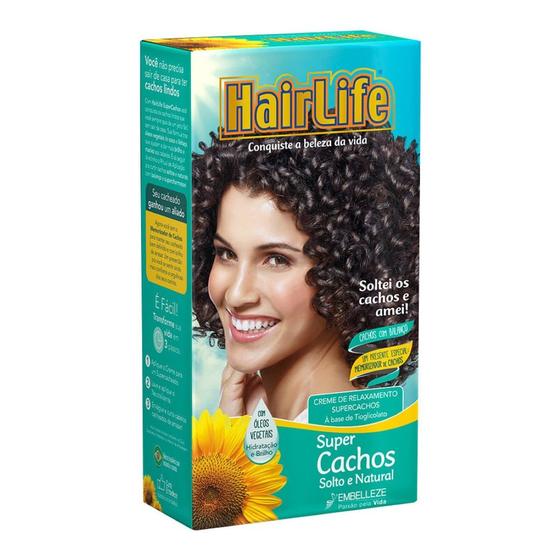 Imagem de Creme Relaxante HairLife Super Cachos Solto e Natural - Embelleze