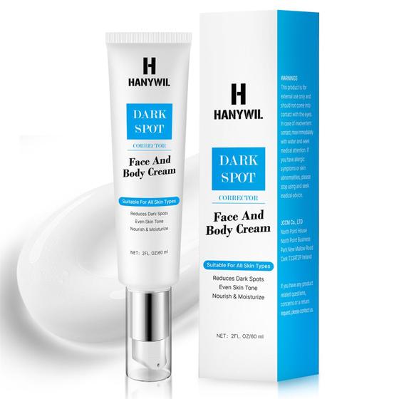 Imagem de Creme Removedor de Manchas Escuras HANYWIL - 60ml - Para Rosto e Corpo