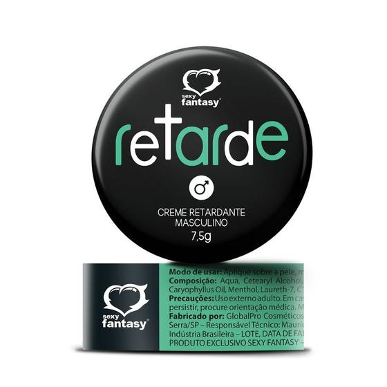 Creme Retardante Masculino - 7,5g - Sexy Fantasy - UNICA - U - Gel para ...