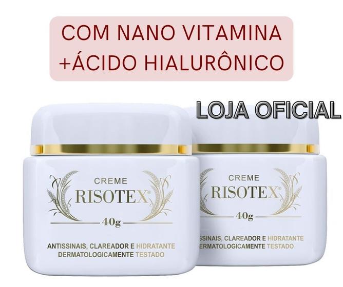 Imagem de Creme Risotex 40g Antissinais Original - Kit Com 2 Unidades