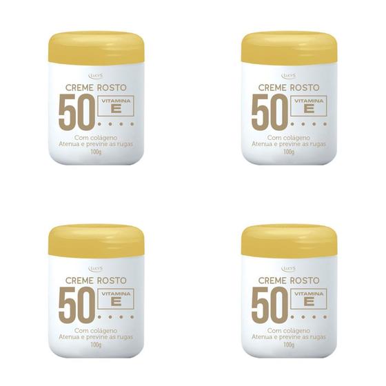 Imagem de Creme Rugas Com Colágeno E Vita E 50+ Com 4 Unidades