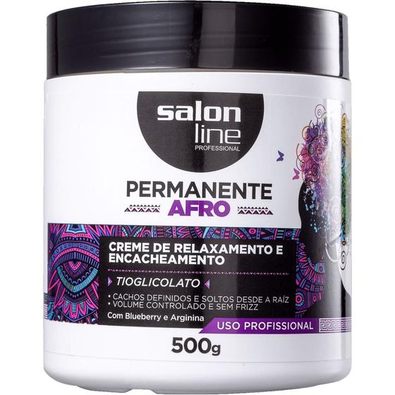 Imagem de Creme Salon Line Relaxamento Permanente Afro 500g