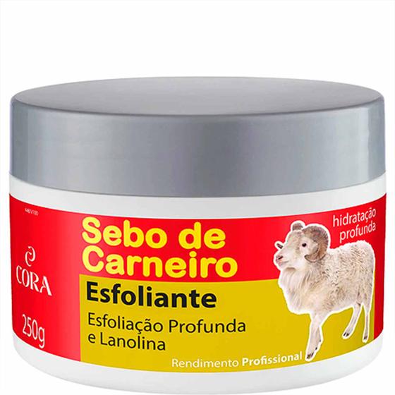 Imagem de Creme sebo de Carneiro (Pés Mãos Cotovelos) 250g - Cora