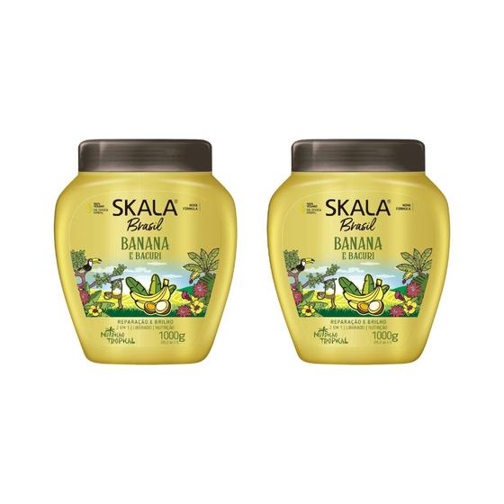 Imagem de Creme Skala 1kg Banana e Bacuri-Kit C/2un