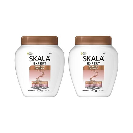 Imagem de Creme Skala 1Kg Bomba Biontina - Kit Com 2Un