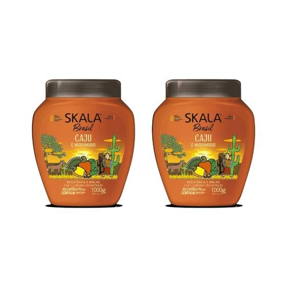 Imagem de Creme Skala 1Kg Caju E Murumuru-Kit C/2Un