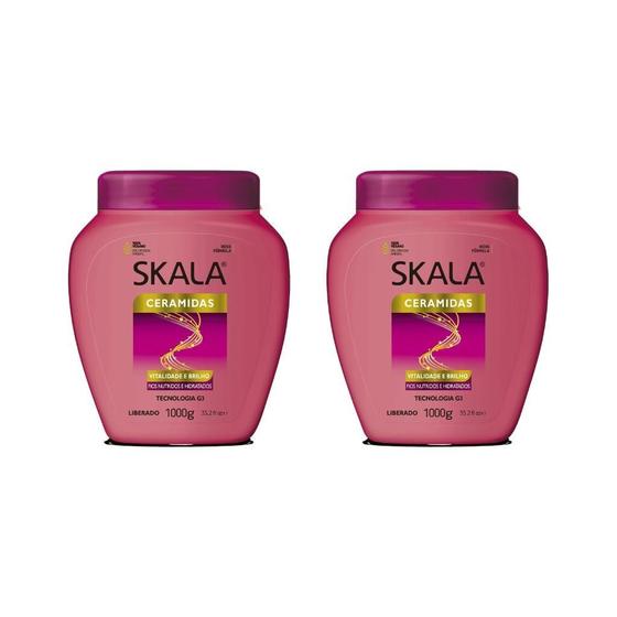 Imagem de Creme Skala 1Kg Ceramidas-Kit C/2Un