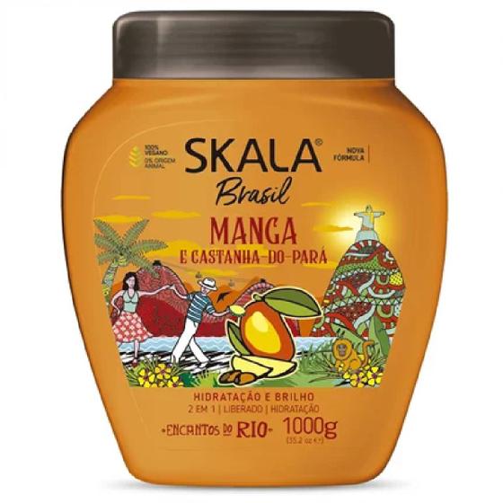 Creme Skala Manga e Castanha do Pará 2 em 1 Pentear e Tratamento 1000g Menor preço em Creme Skala Manga e Castanha do Pará 2 em 1 Pentear e Tratamento 1000g