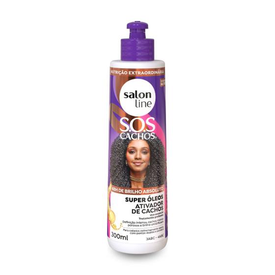 Imagem de Creme Sos Ativador de Cachos 48h de Brilho Salon Line 300ml