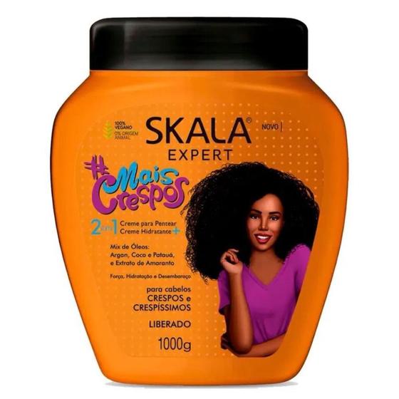 Creme Tratamento Skala 1Kg Mais Crespos Menor preço em Creme Tratamento Skala 1Kg Mais Crespos