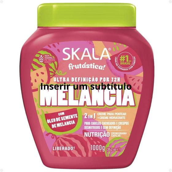 Imagem de Creme Tratamento Skala Melancia 2 Em 1 1000G