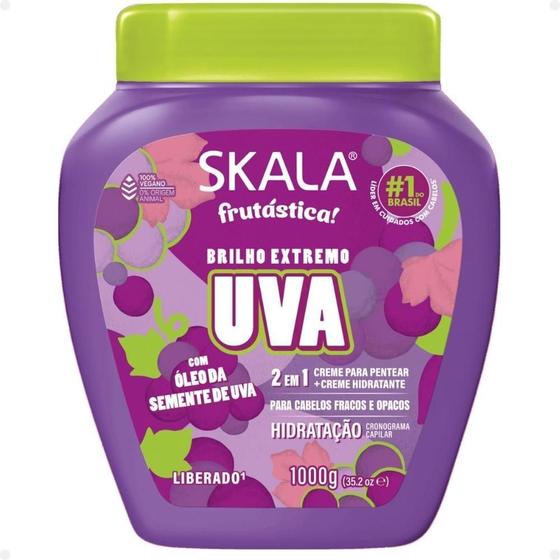 Imagem de Creme Tratamento Skala Uva 2 Em 1 1000G