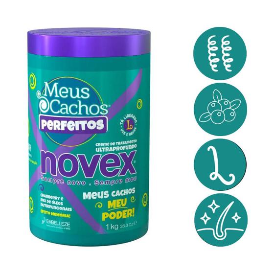 Imagem de Creme Tratamento Ultraprofundo Meus Cachos Novex 1kg