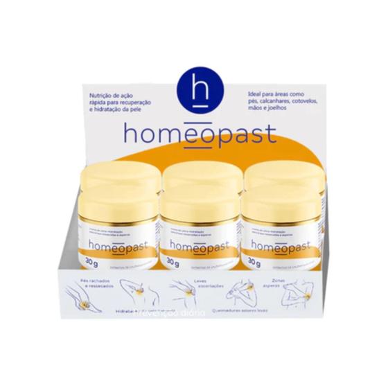 Imagem de Creme Ultra Hidratação Homeopast  - Para Pés Rachados C/ 6 Unidades