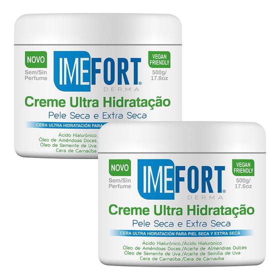 Imagem de Creme ultra hidratação imefort 2 uni 500gr