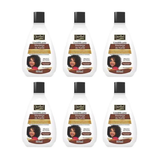 Imagem de Creme Umidificante Ouribel Karite 390Ml - Kit Com 6Un