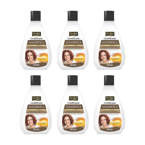 Imagem de Creme Umidificante Ouribel Mandioca 390Ml - Kit Com 6Un