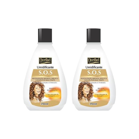 Imagem de Creme Umidificante Ouribel Sos 390Ml - Kit Com 2Un