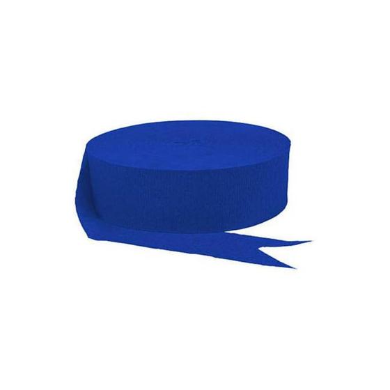 Imagem de Crepe Roll Amscan Vibrant Jumbo Bright Royal Blue 500 pés