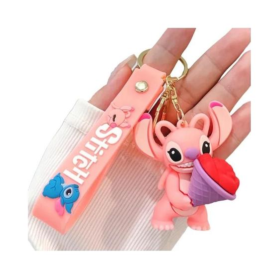 Imagem de Crianças Anime Disney Chaveiro Mouse Minnie Lilo Ponto Boneca Carro Pingente Brinquedo Presentes