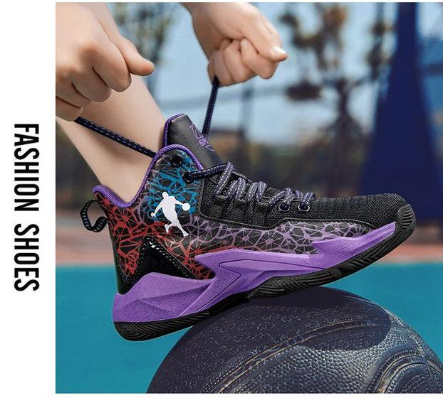 Imagem de Crianças Basquete Shoes Roxo 31