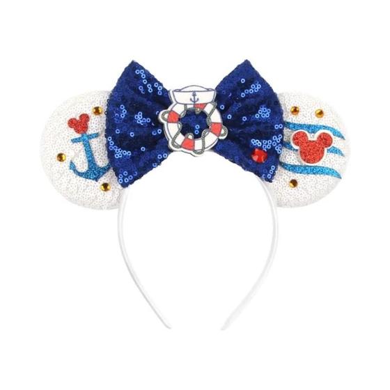 Imagem de Crianças Disney Dumbo Mickey Ponto Lantejoulas Arco Hairband Bandana Para Festival Festa Cosplay