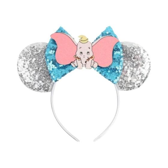 Imagem de Crianças Disney Dumbo Mickey Ponto Lantejoulas Arco Hairband Bandana Para Festival Festa Cosplay