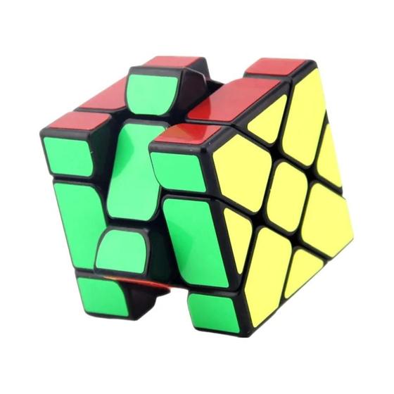 Imagem de Crianças YongJun YJ Axis Magic Cube Adesivo Fosco Jinggang Speed Cube 3x3x3 Quebra-cabeça