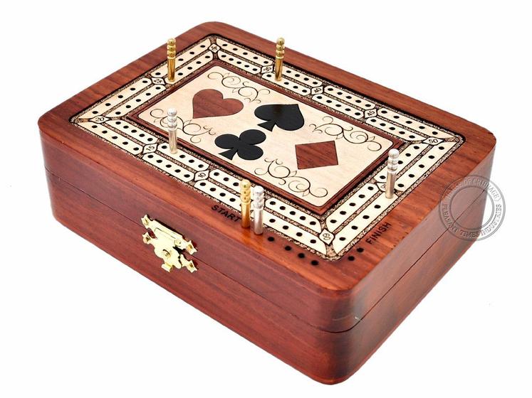 Imagem de Cribbage Board House of Cribbage 2 Track 60 pontos