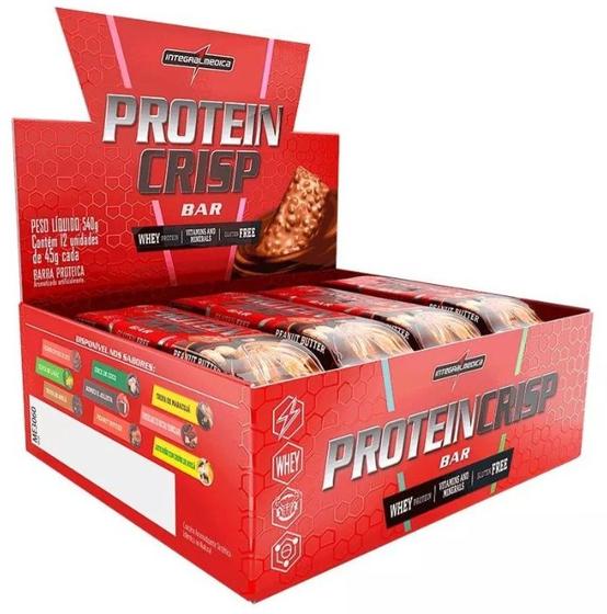 Imagem de Crisp bar peanut butter 12 un de 45g