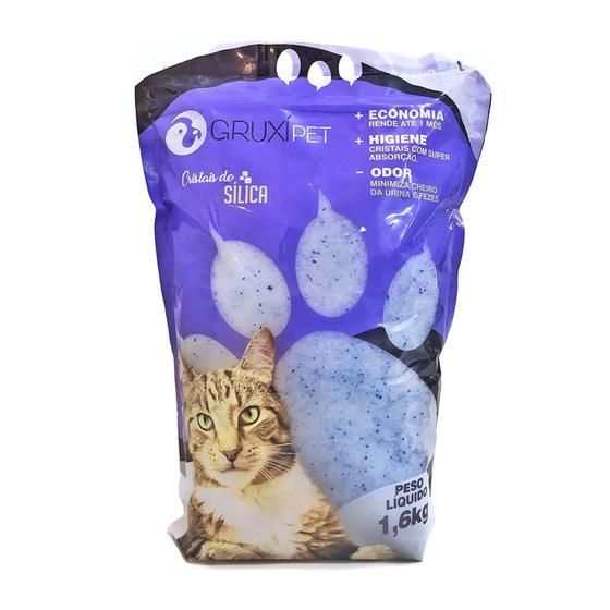 Imagem de Cristais de Silica - Areia para gatos - GruxíPet 1,6kg