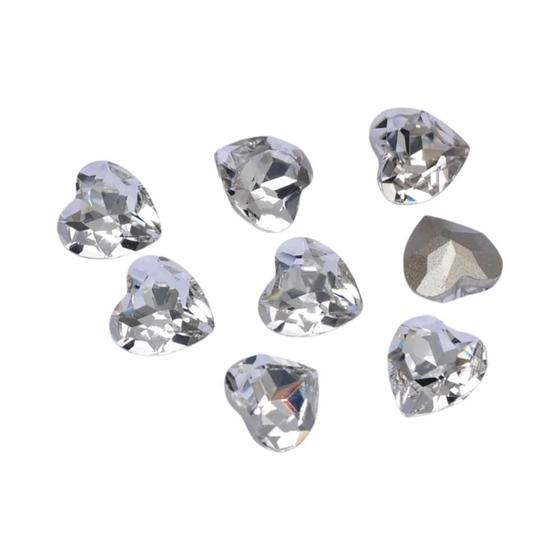 Imagem de Cristais de Strass K9 para Artesanato - Coração Antigo - Ideal para Jóias, Unhas, Roupas e Sapatos