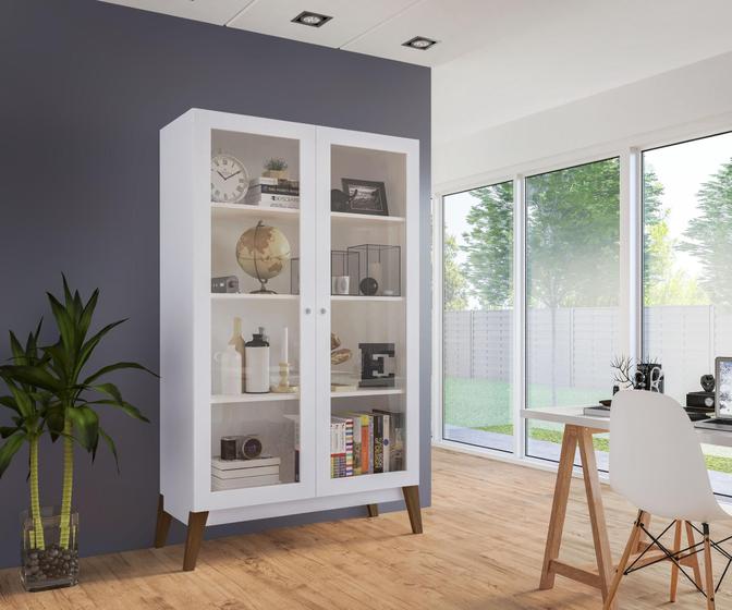 Cristaleira 2 Portas Retrô 0808 - Genialflex