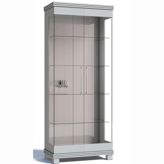 Cristaleira Cristal Imcal Branco 2189 Com LED Sala Jantar Menor preço em Cristaleira Cristal Imcal Branco 2189 Com LED Sala Jantar