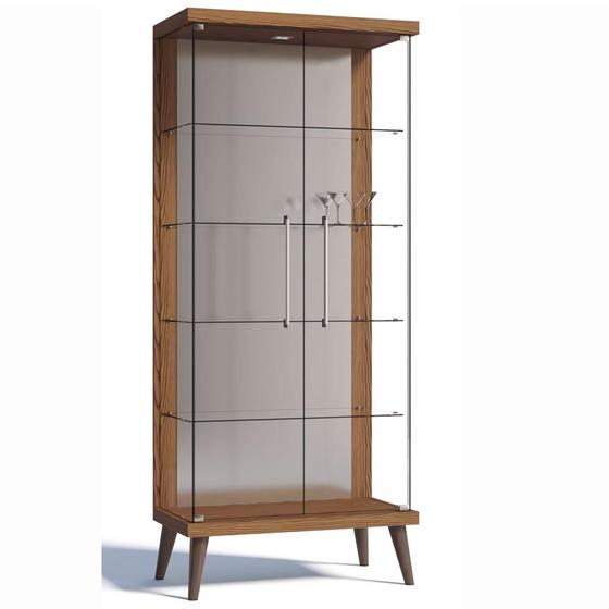 Cristaleira Tifanny Imcal Com LED Freijó 22876 Pé Retro Sala é ruim? Cristaleira Tifanny Imcal Com LED Freijó 22876 Pé Retro Sala é boa?