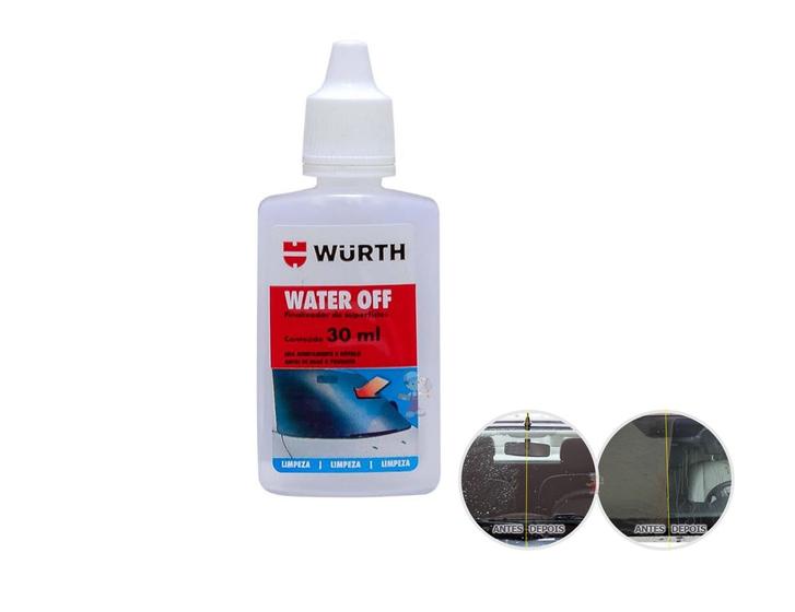 Imagem de Cristalizador De Vidros e Para Brisa Water Off Finalizador De Superficies 30ml Wurth