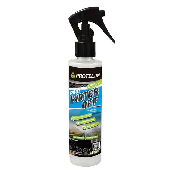 Imagem de Cristalizador de Vidros Prot Water Off 250ml Protelim