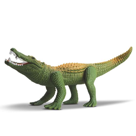 Imagem de Crocodilo Jacaré Brinquedo Animal Realista Vinil 30cm-Silmar