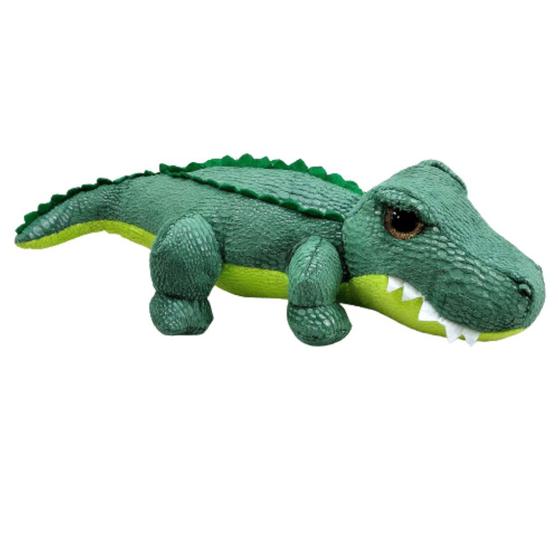 Imagem de Crocodilo Pelúcia Verde Com 36 Cm Comprimento Jacaré