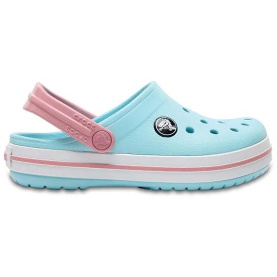 Imagem de Crocs crocband clog kids  ice blue/white