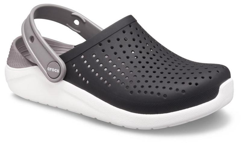Crocs LiteRide Kids Preto/Branco - Babuche / Clog Infantil - Magazine Luiza